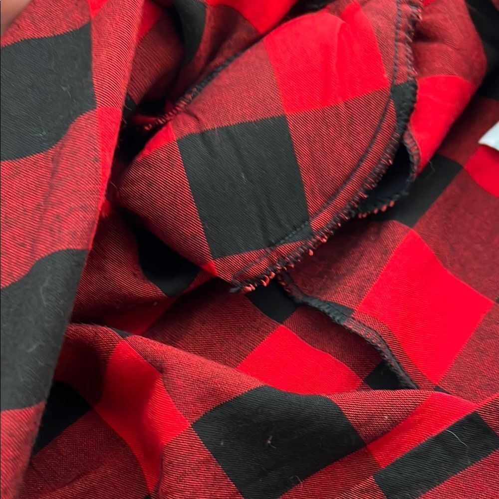 R.J. Steven by carol escritor vintage Plaid Red and Black Women's Dress - Picture 12 of 16